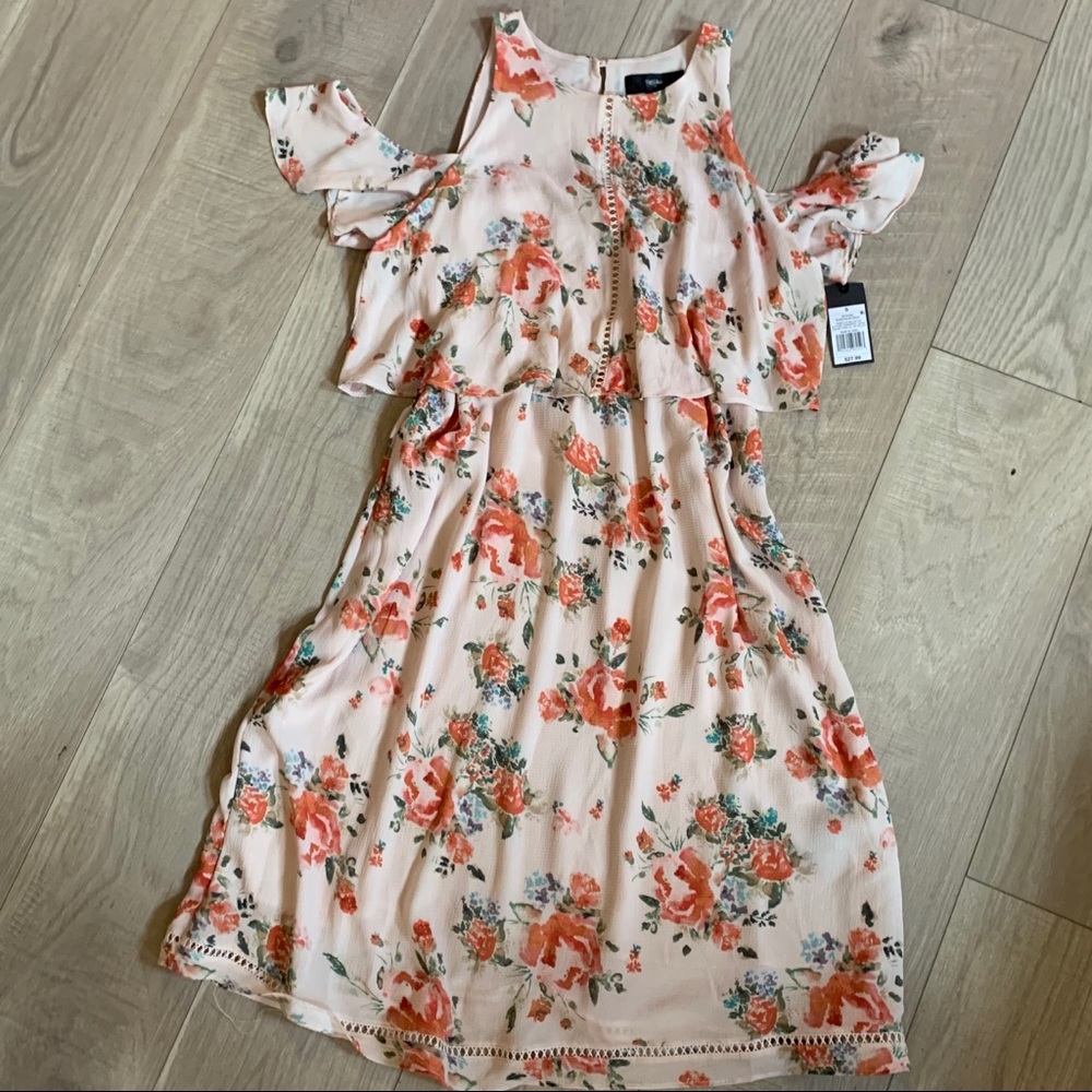 Mission off the shoulder floral spring dress